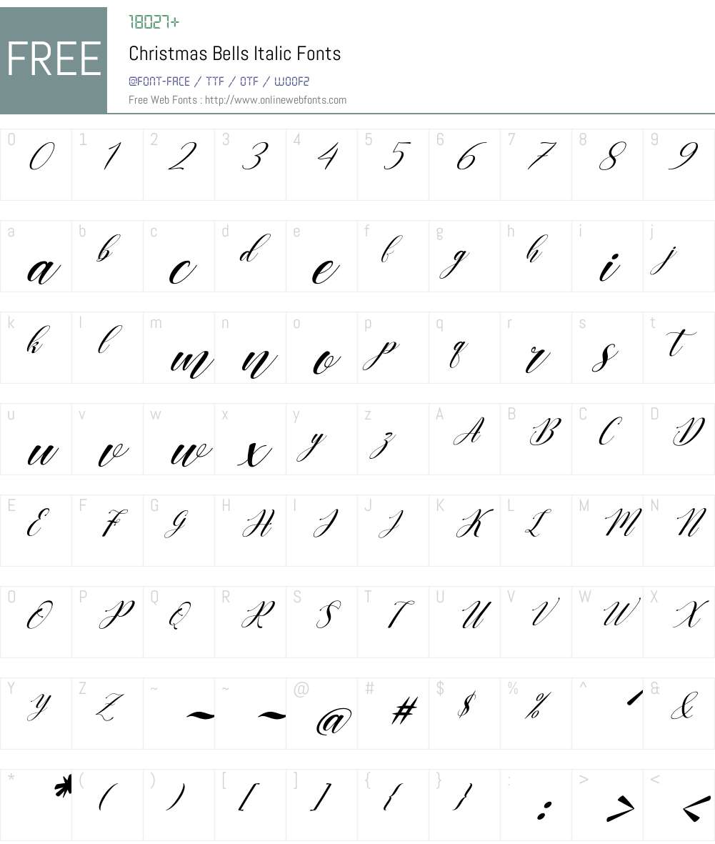 Christmas Bells Italic 1.00;November 11, 2020;FontCreator 12.0.0.2563