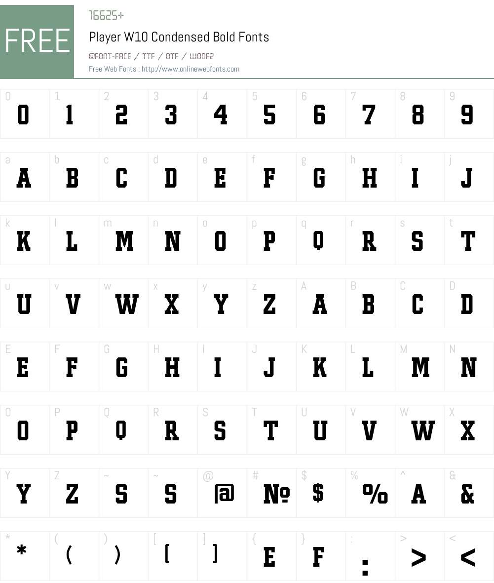 Player Font Screenshots