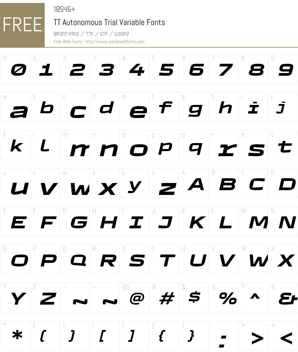 TT Autonomous Trial Variable 1.010.28052021 Fonts Free Download ...