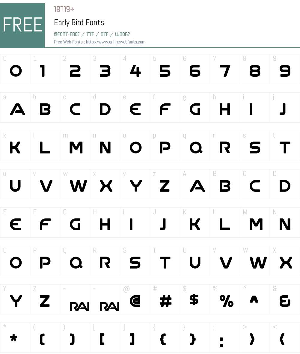Bolzanado Font Screenshots