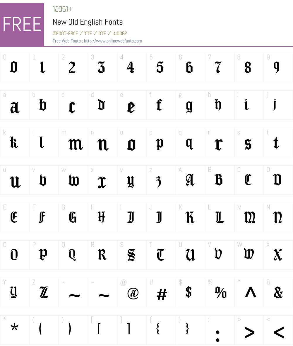 New Old English ktype.newoldenglish.regular.wfkit2.version.3ouG