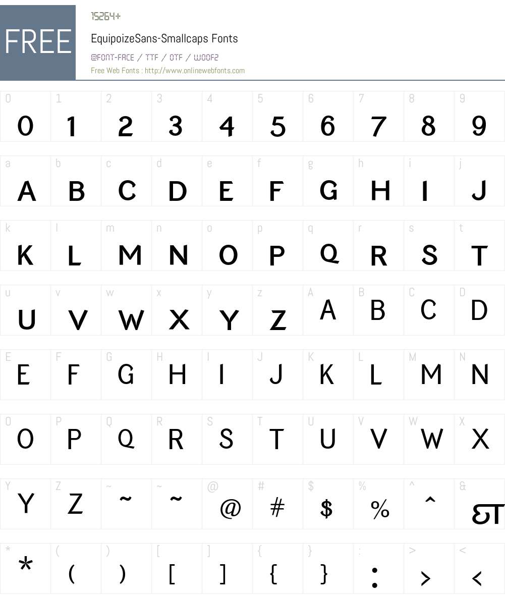 EquipoizeSans Font Screenshots