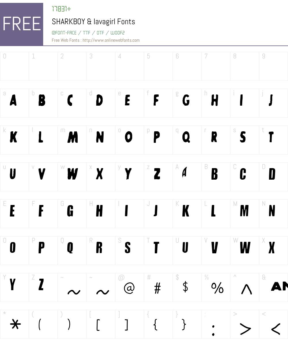 Kiddiefonts Font Screenshots