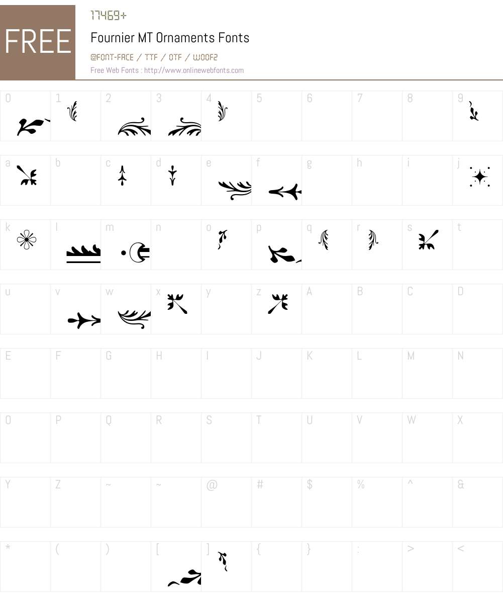 Fournier MT Font Screenshots