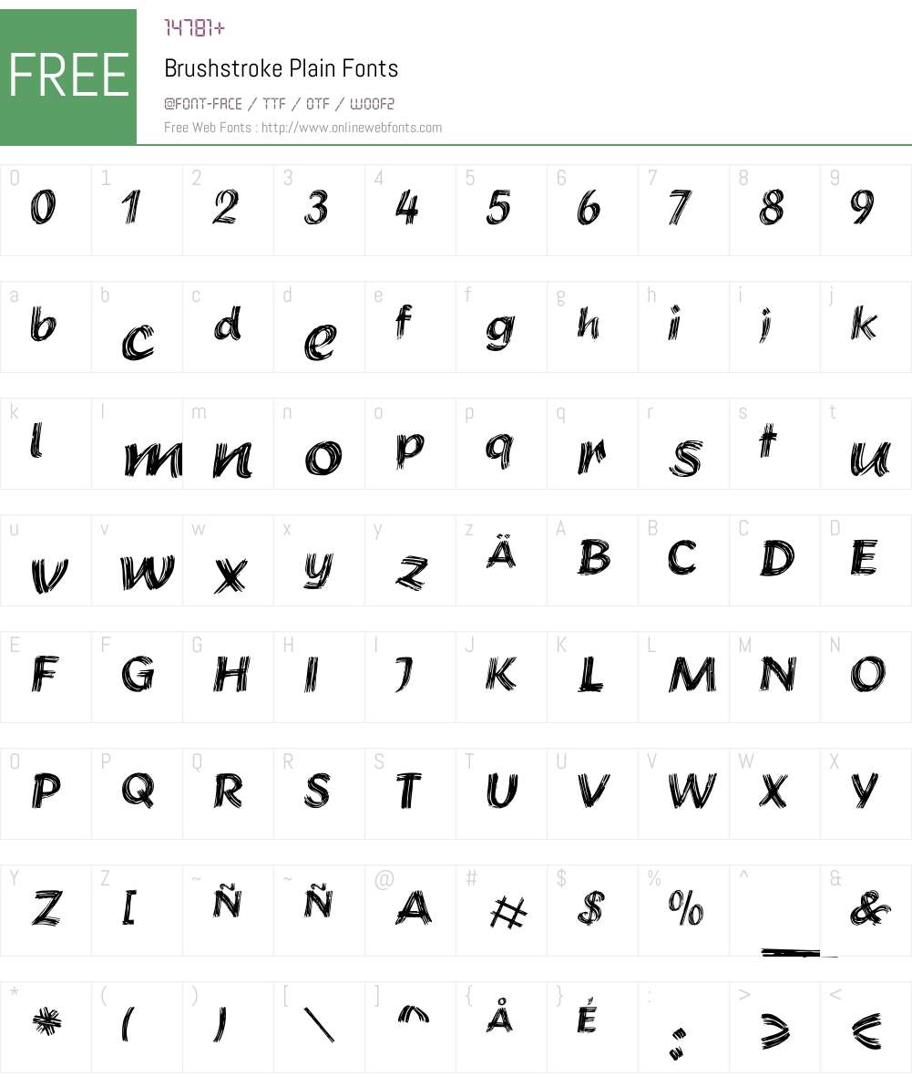 Brushstroke Plain Altsys Metamorphosis25.10.1993 Fonts Free Download