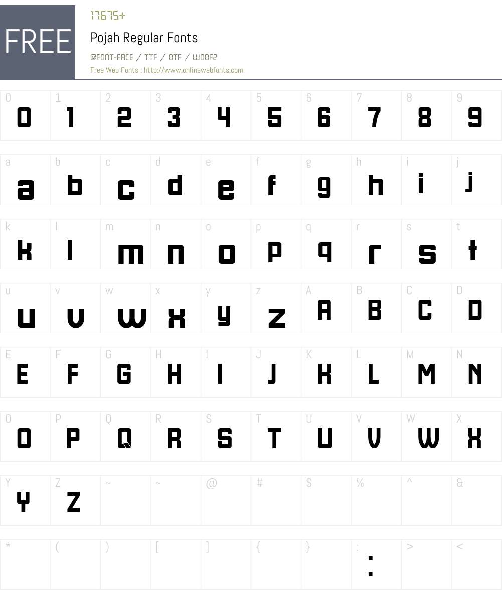 Poja Lettering Pojah 1.000 Fonts Free Download - OnlineWebFonts.COM