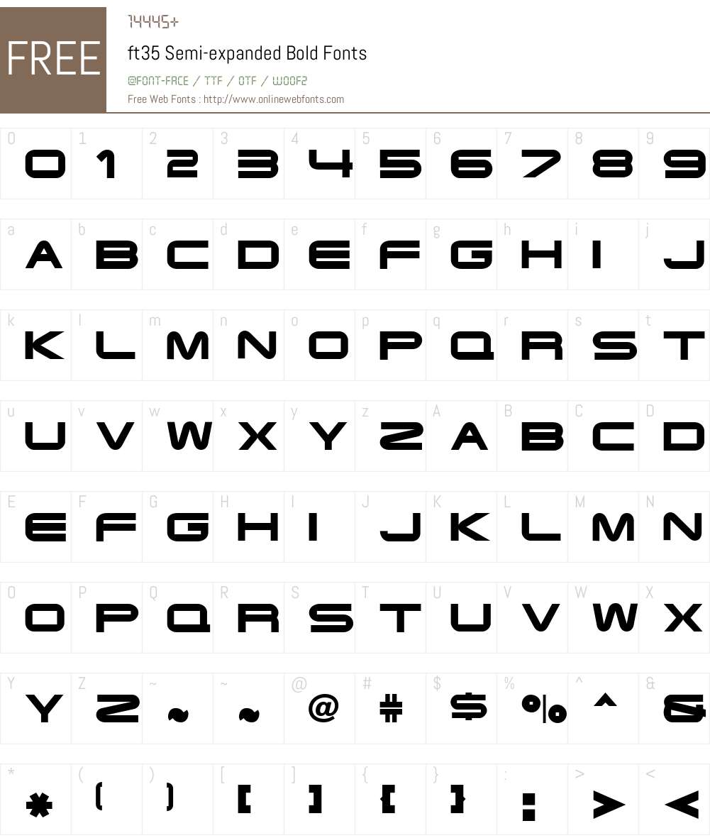 ft35 Font Screenshots