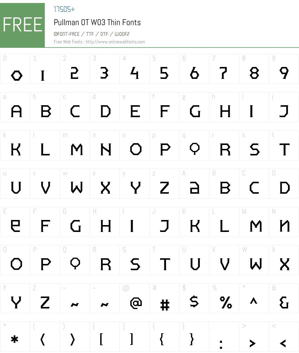 FF Pullman Font Screenshots