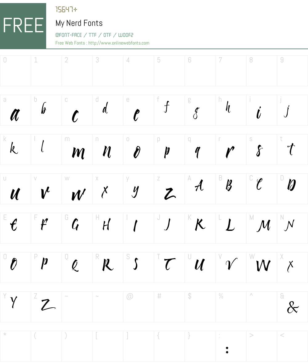 My Nerd Font Screenshots