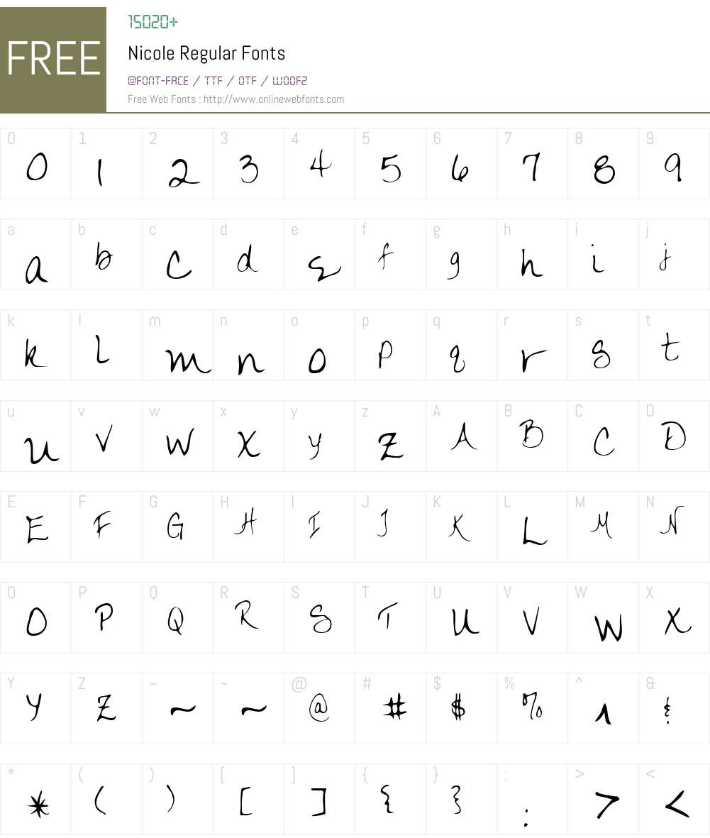 Nicole Font Screenshots