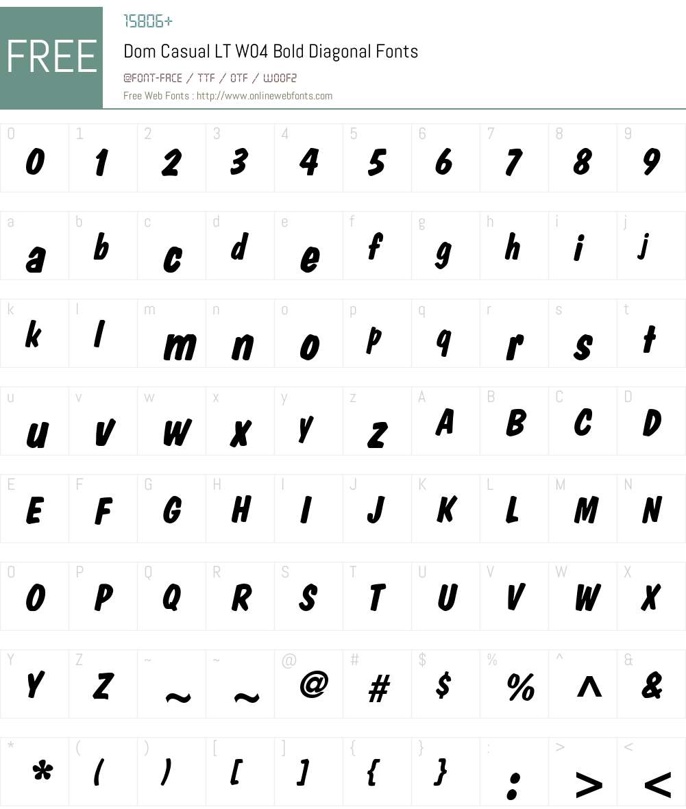Dom Font Screenshots