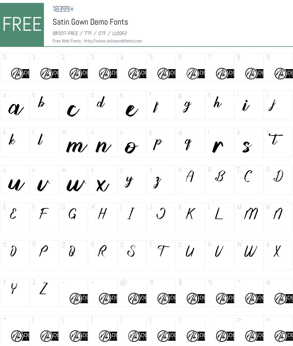 Satin Gown Demo 1.002;Fontself Maker 3.5.7 Fonts Free Download ...