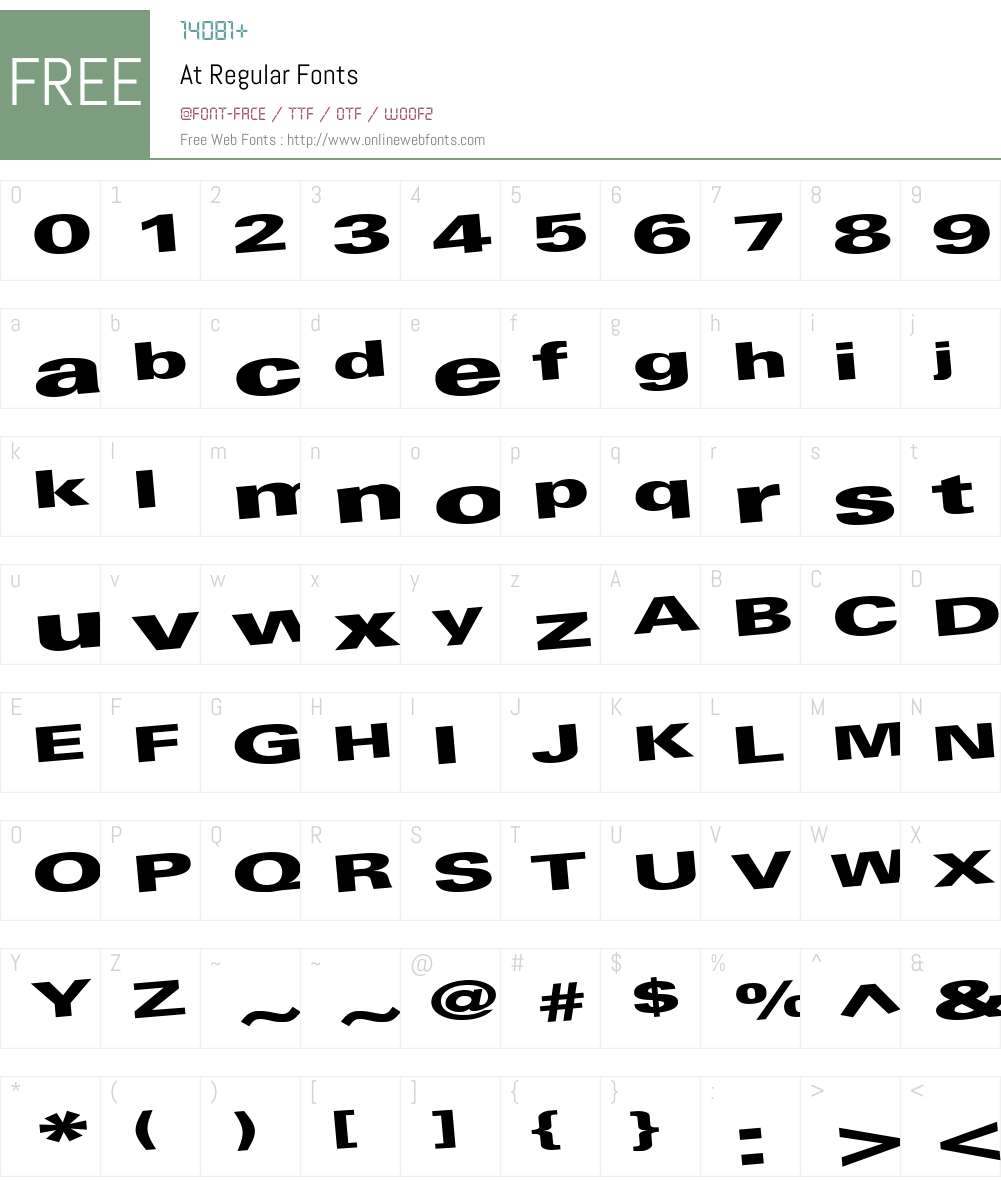At Font Screenshots