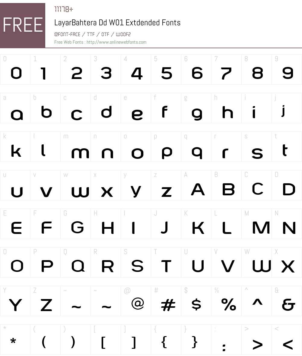 LayarBahteraDdW01-Extdended Font Screenshots