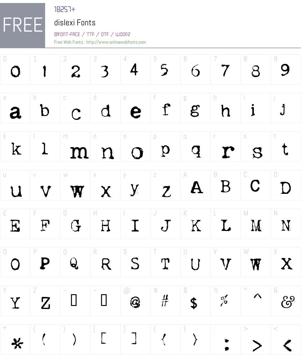 dislexi Font Screenshots