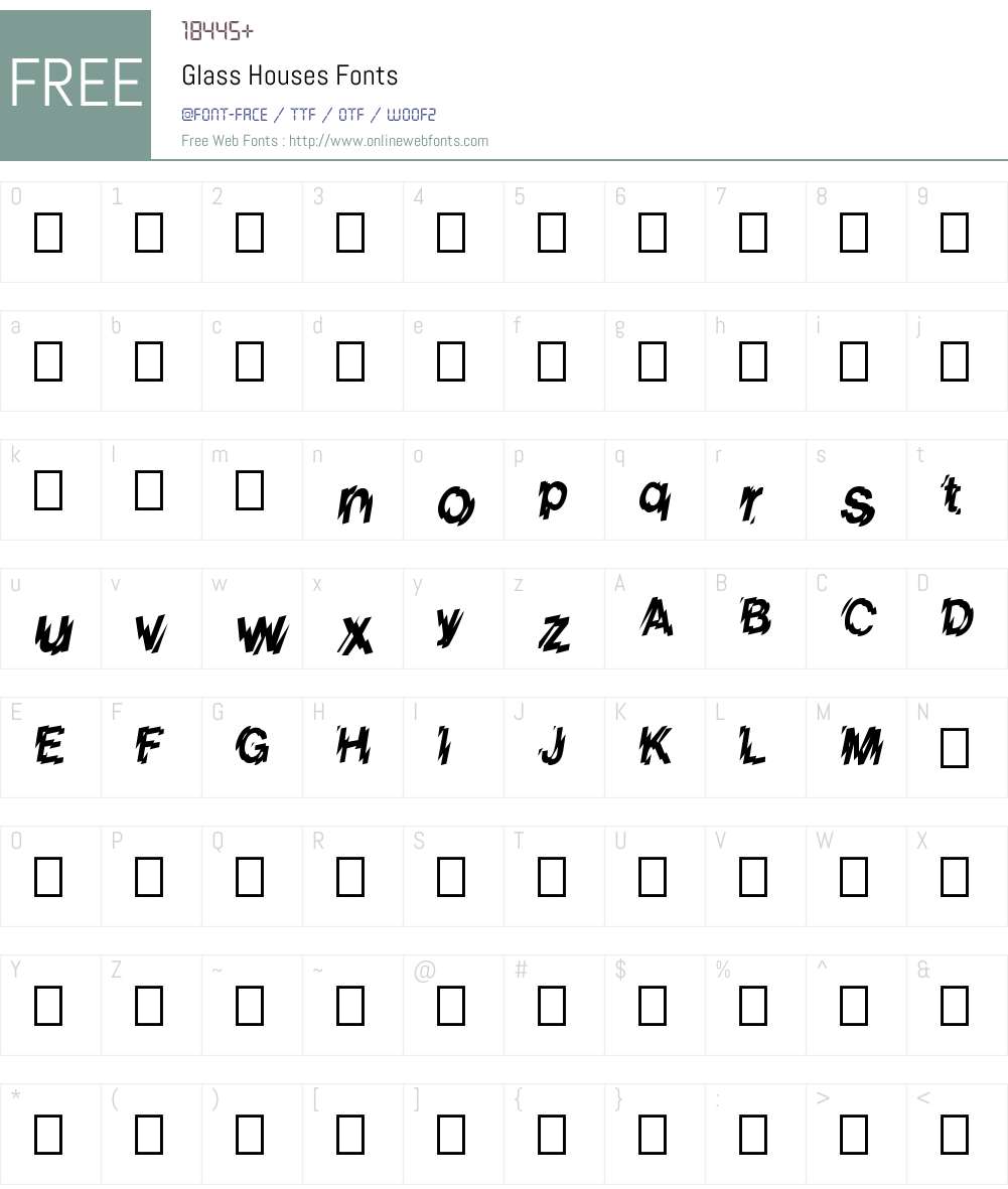 G(204) Font Screenshots