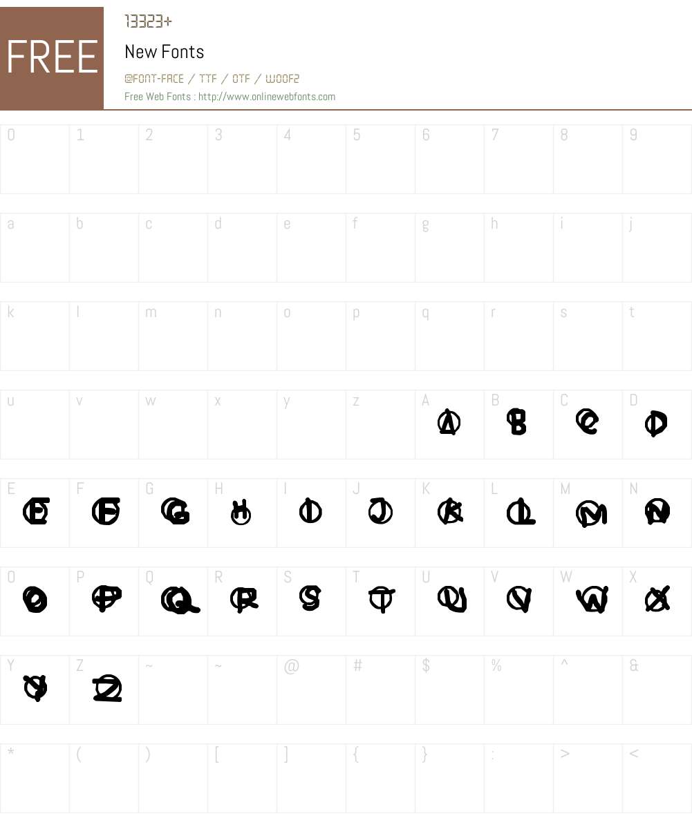 New Font Screenshots