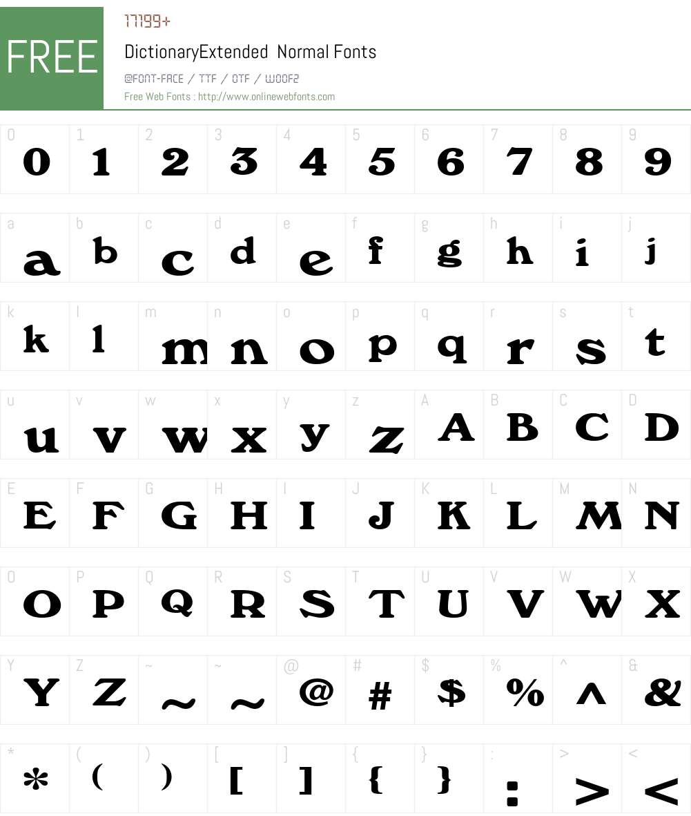 DictionaryExtended Font Screenshots