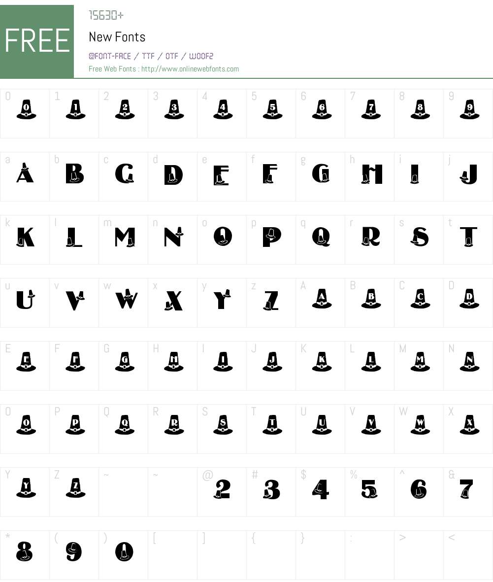 New Font Screenshots