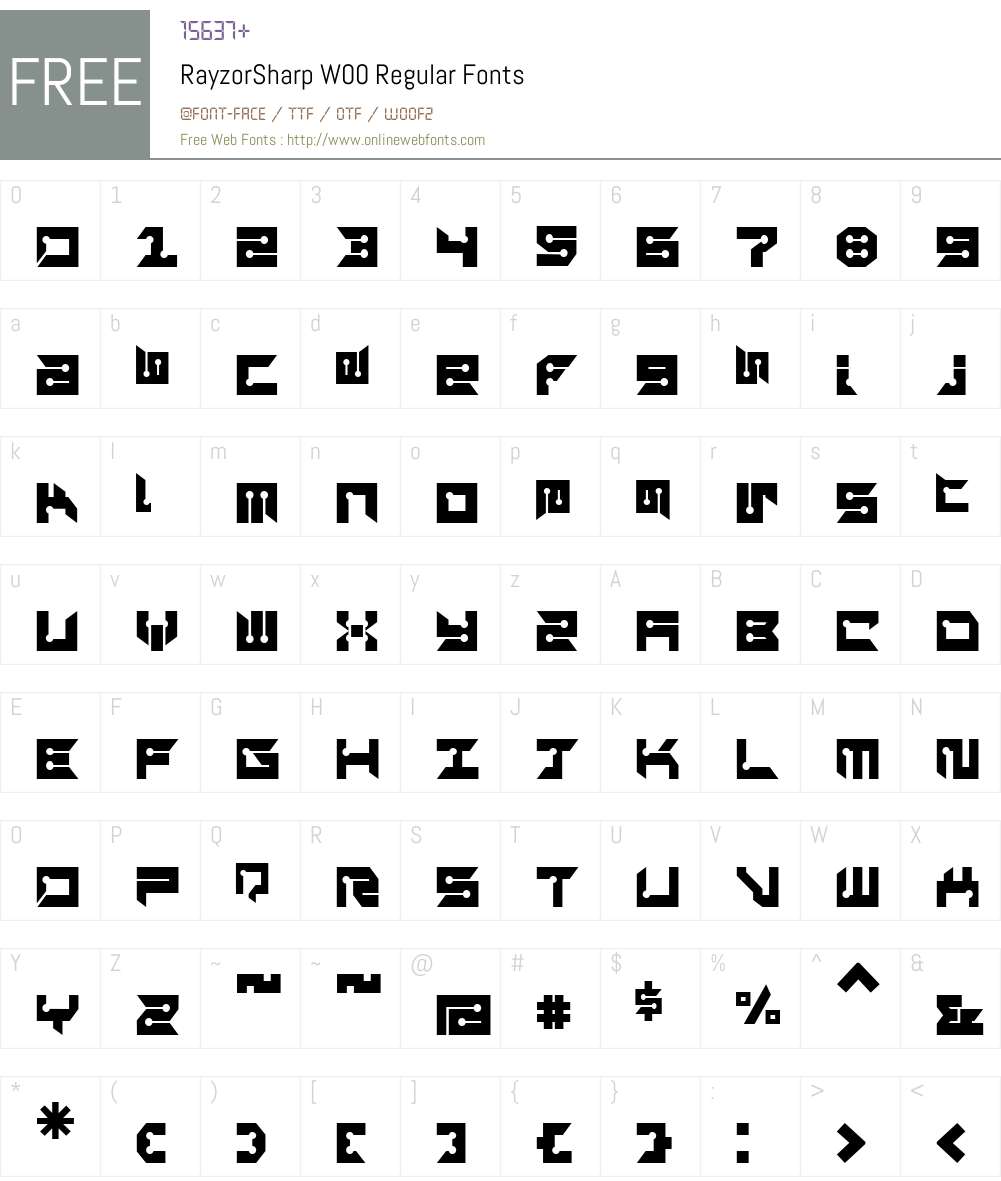 RayzorSharp Font Screenshots