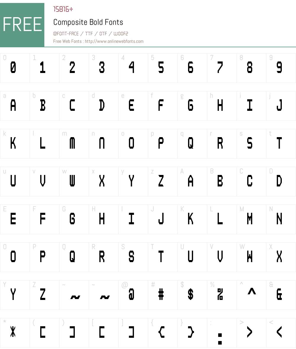 Composite Font Screenshots