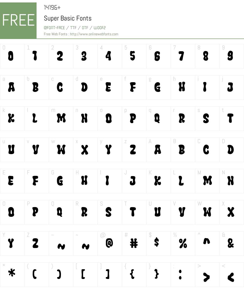 Super Basic 1.000 Fonts Free Download - OnlineWebFonts.COM