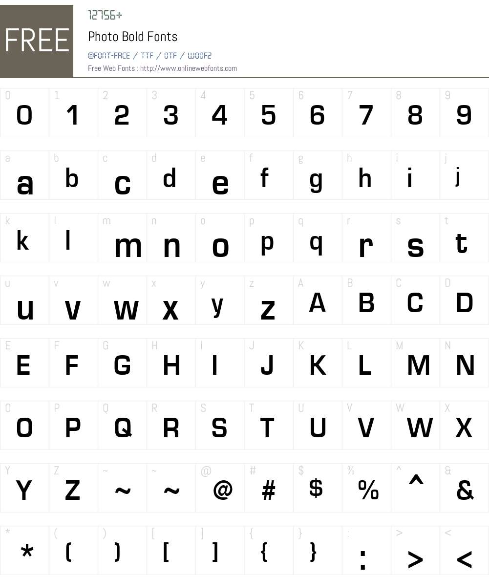 Photo Font Screenshots