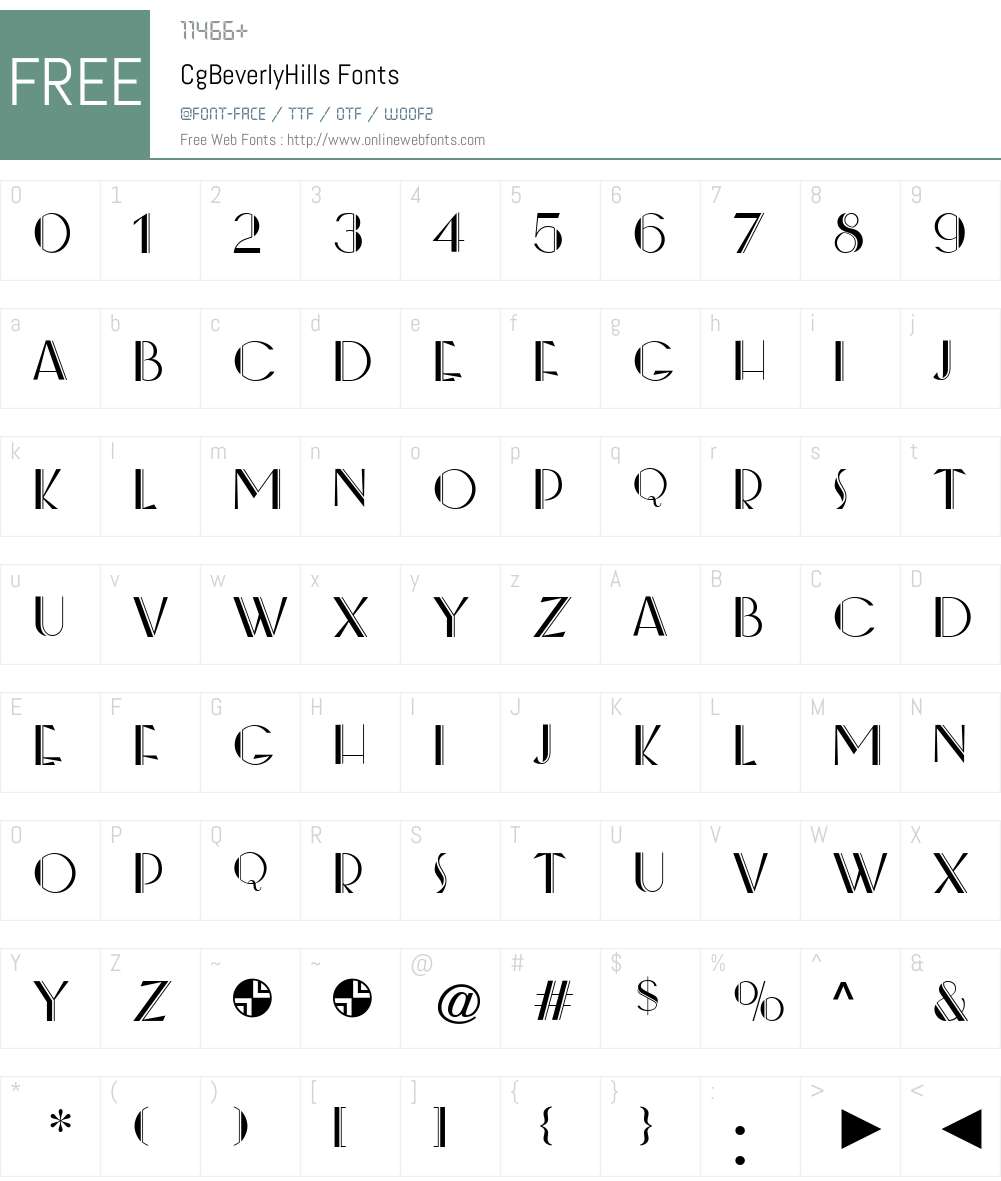 Cg Font Screenshots