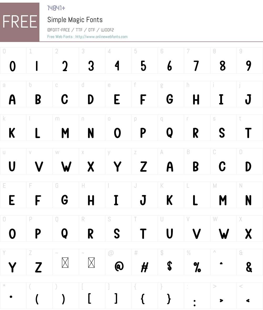 Simple Magic 1.002;Fontself Maker 3.5.8 Fonts Free Download ...