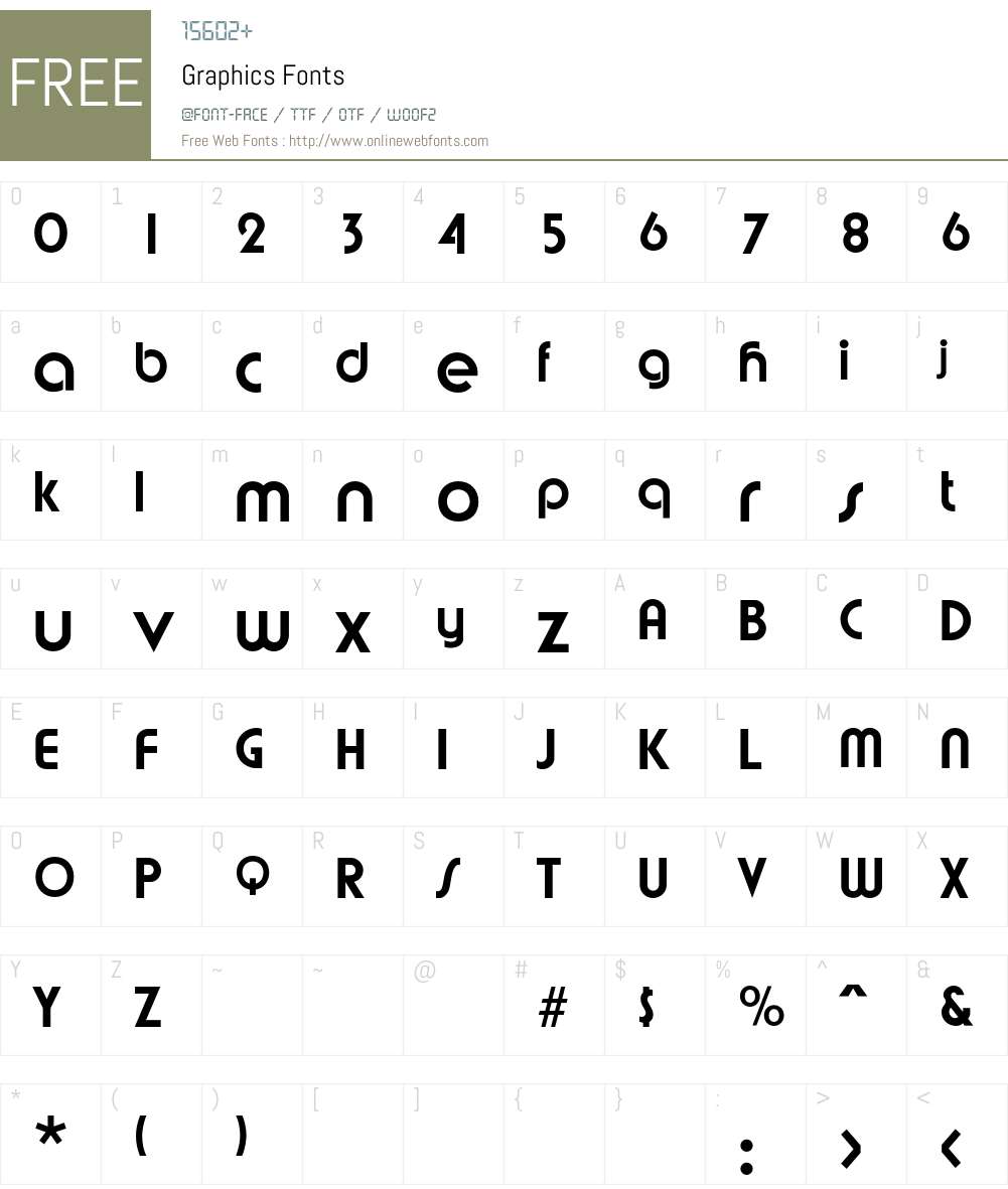 Graphics Font Screenshots