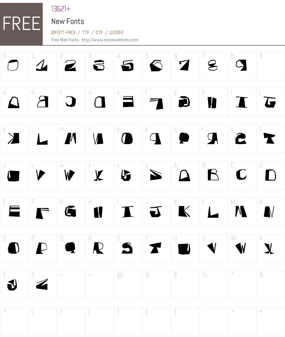 New Font Screenshots