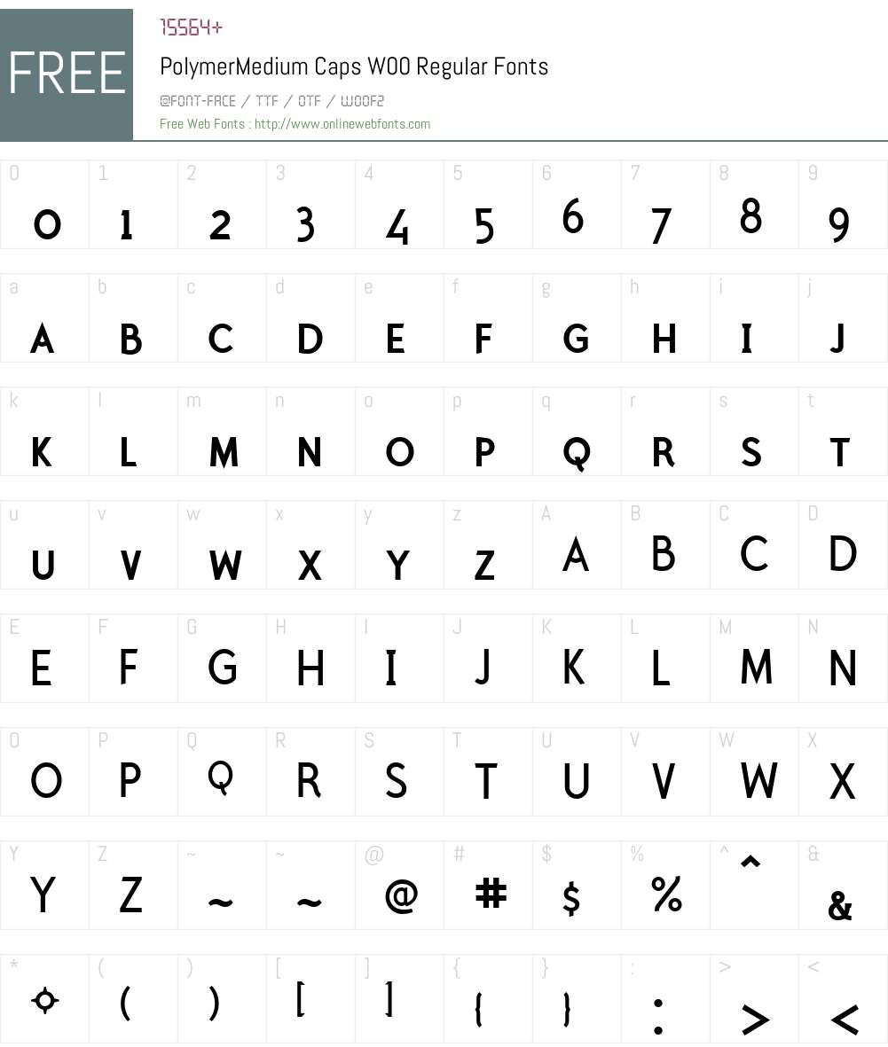 Polymer Font Screenshots