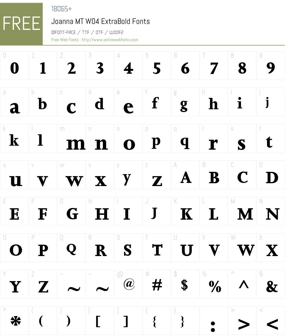Joanna Font Screenshots