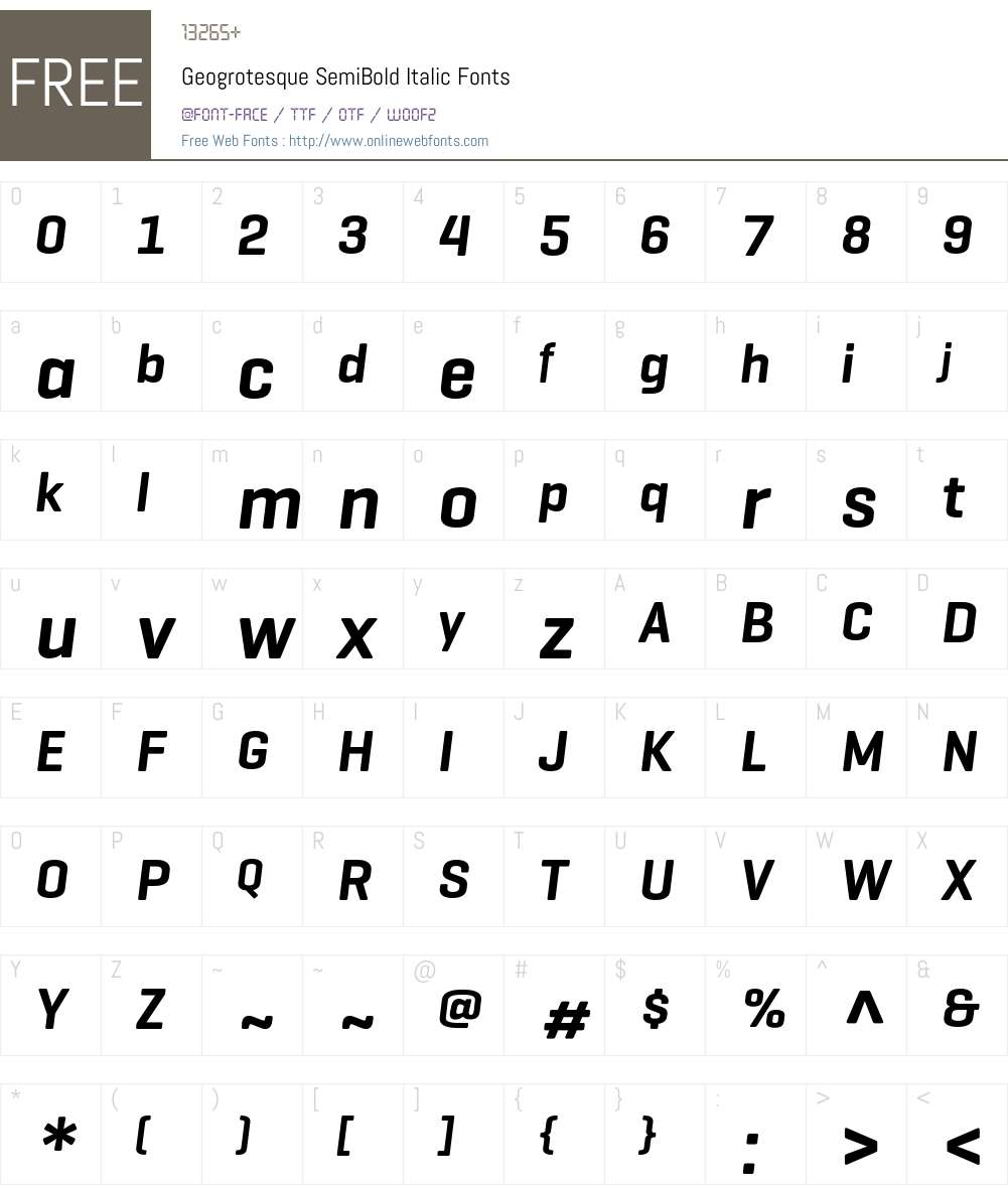 Geogrotesque Font Screenshots