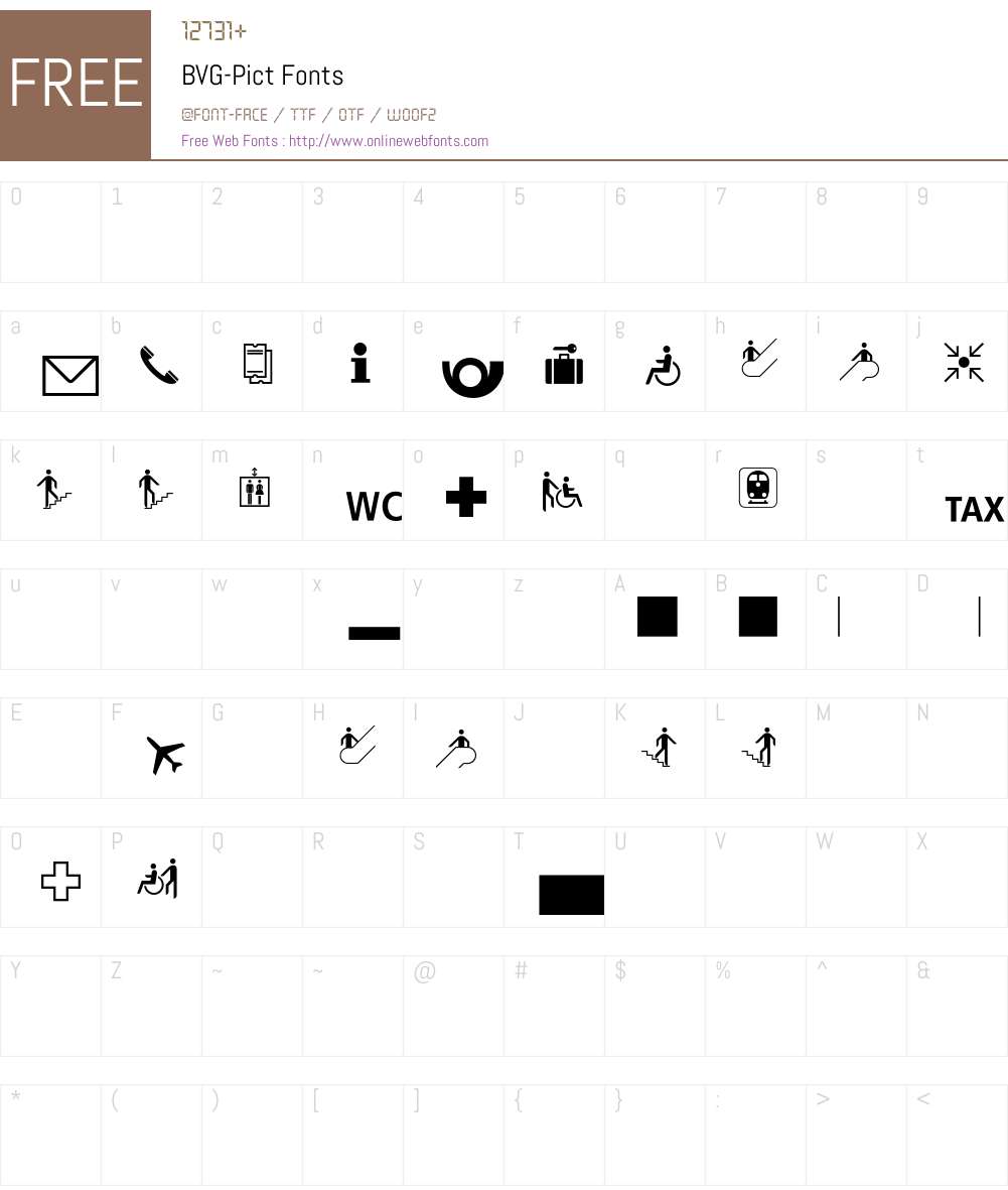 BVG Font Screenshots