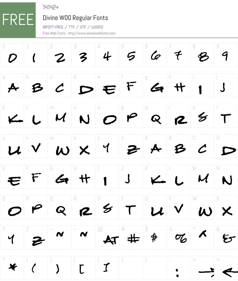 Divine Font Screenshots