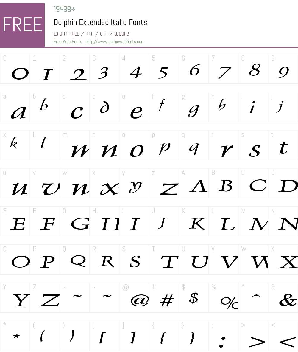Dolphin Extended Font Screenshots