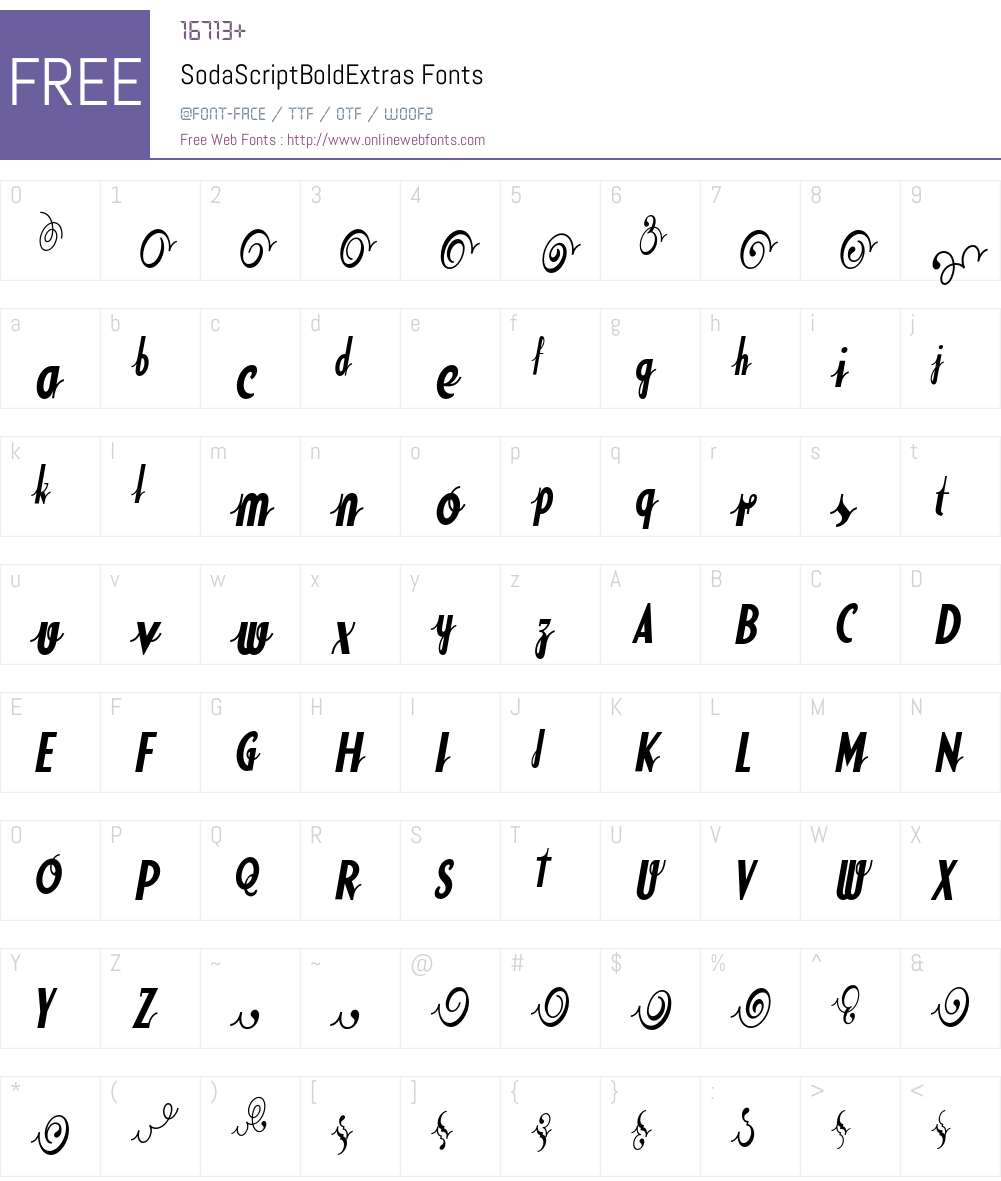 Soda Font Screenshots