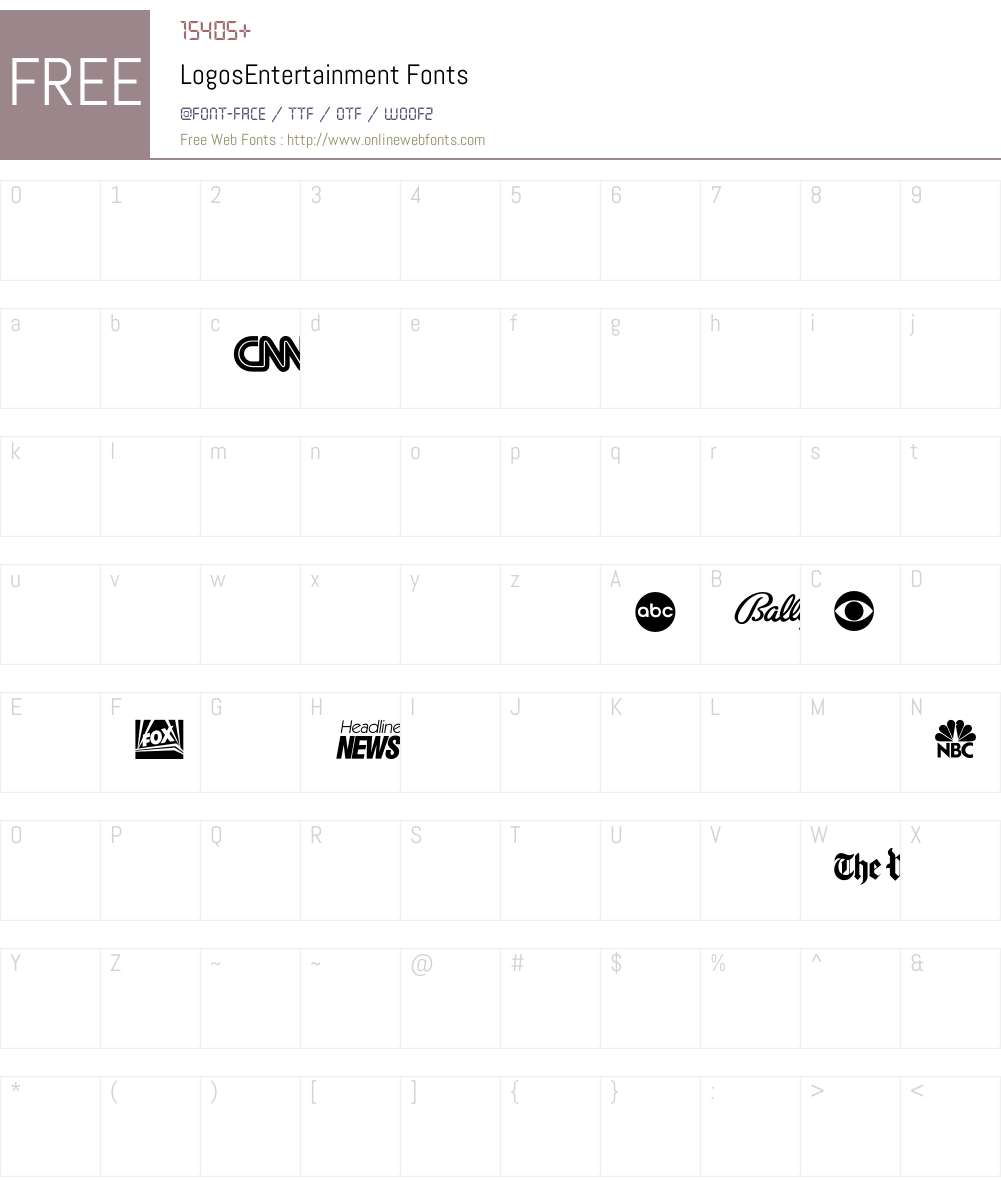 Media Font Screenshots