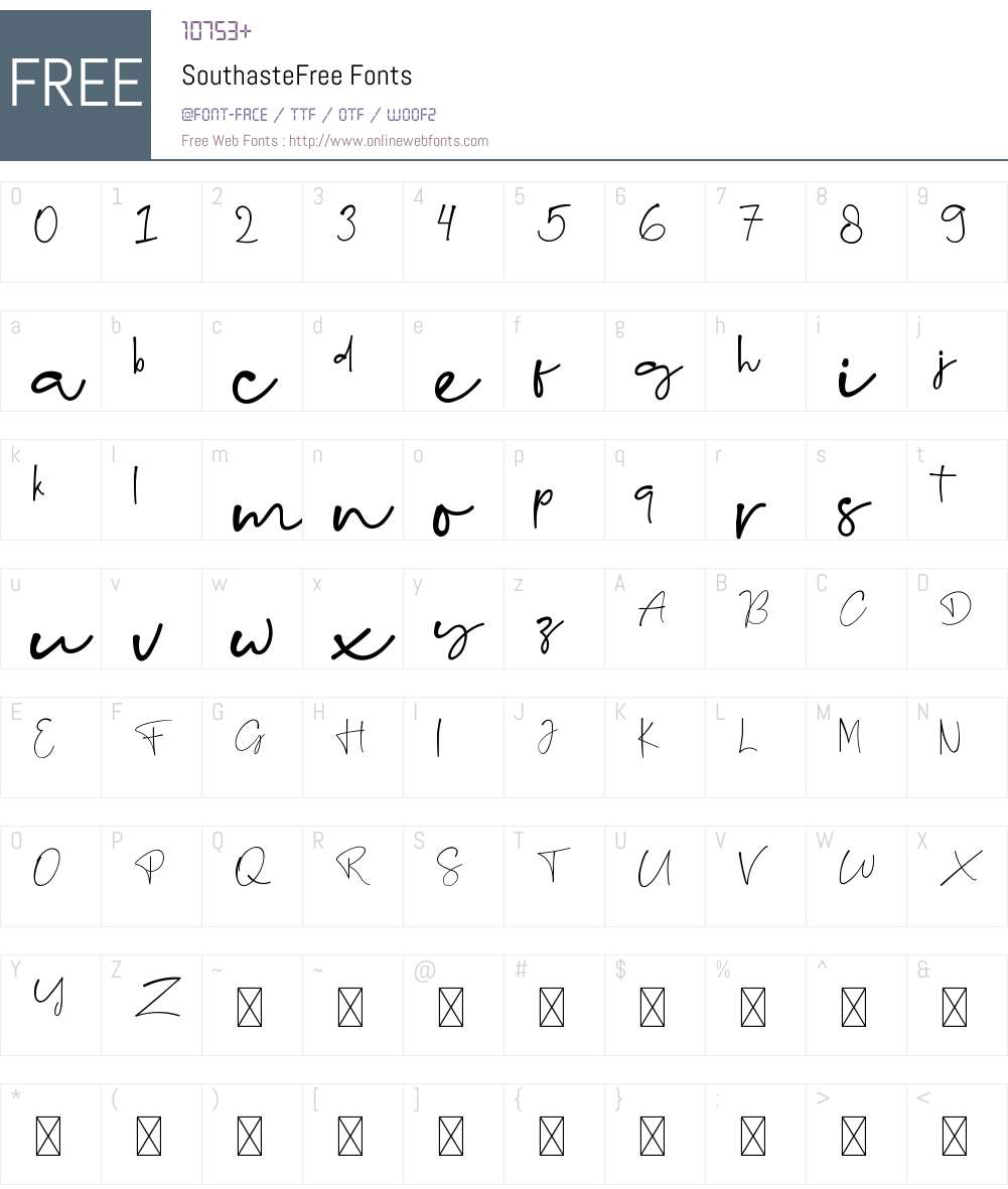 SouthasteFree 1.002;Fontself Maker 3.0.2 Fonts Free Download ...