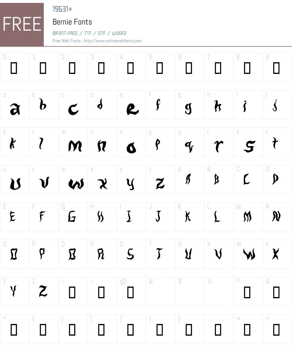 Bernie Font Screenshots