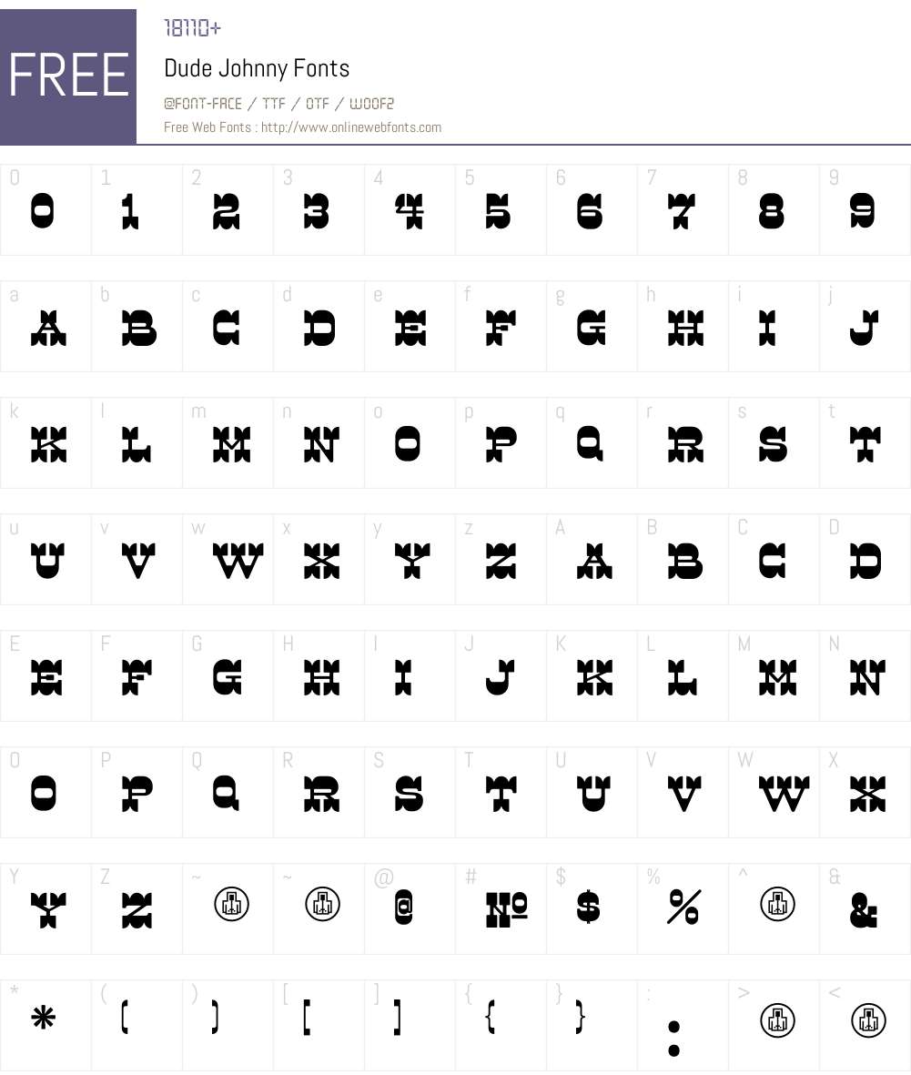 Dude Font Screenshots