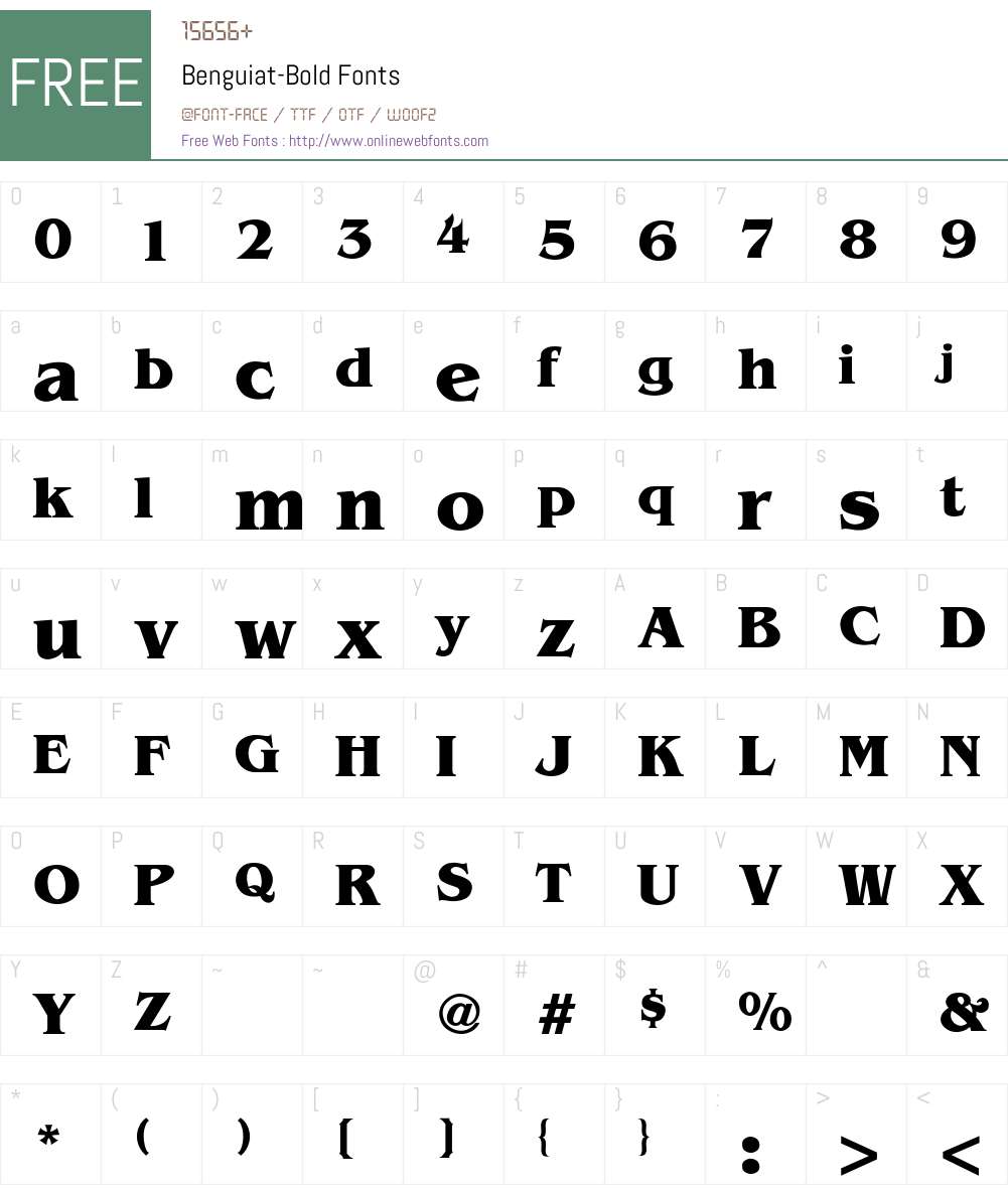 Benguiat-Bold Font Screenshots