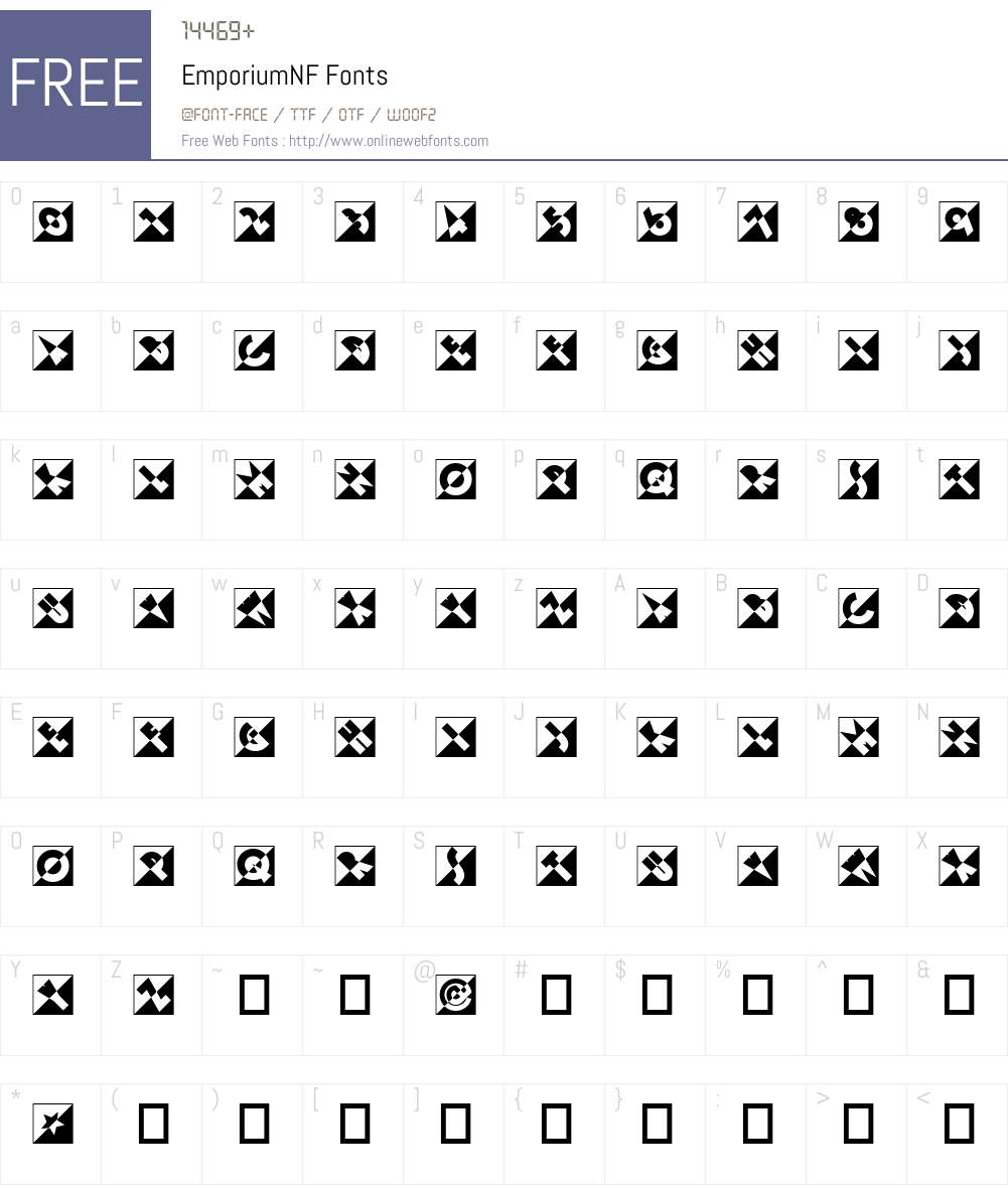 EmporiumNF Font Screenshots