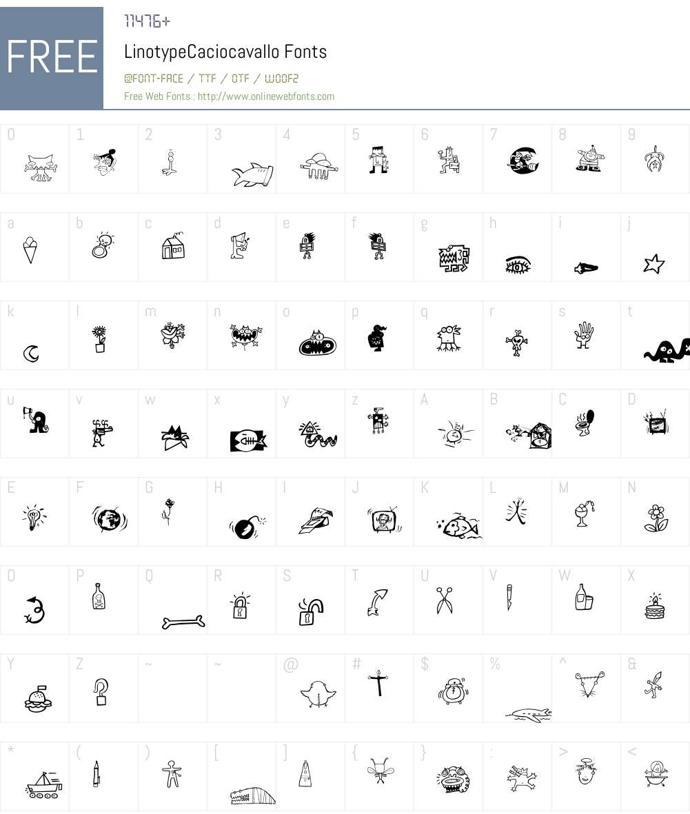 LTCaciocavallo Font Screenshots