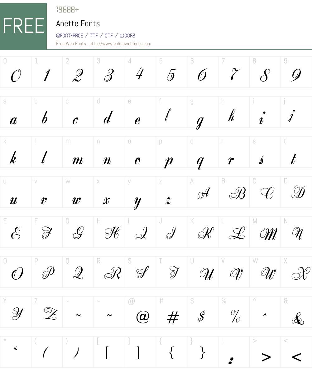 Anette Font Screenshots