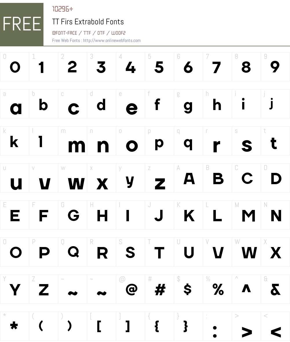 TTFirs-ExtraBold Font Screenshots