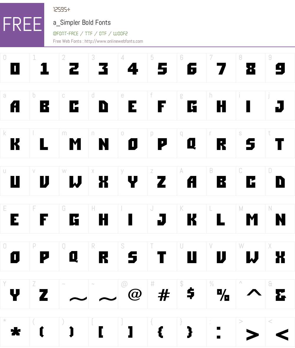 a_Simpler Font Screenshots