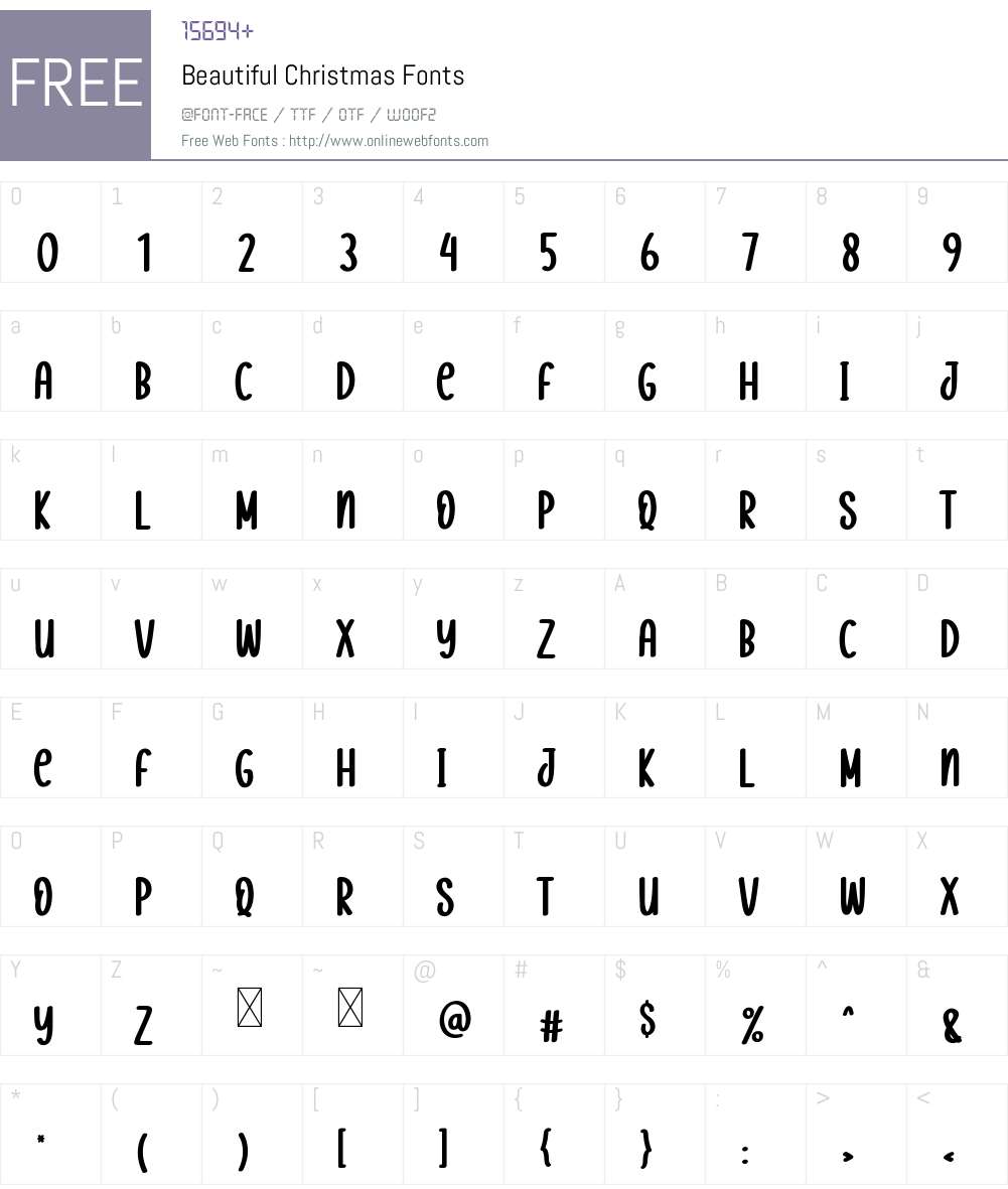 Beautiful Christmas 1.002;Fontself Maker 3.5.8 Fonts Free Download ...