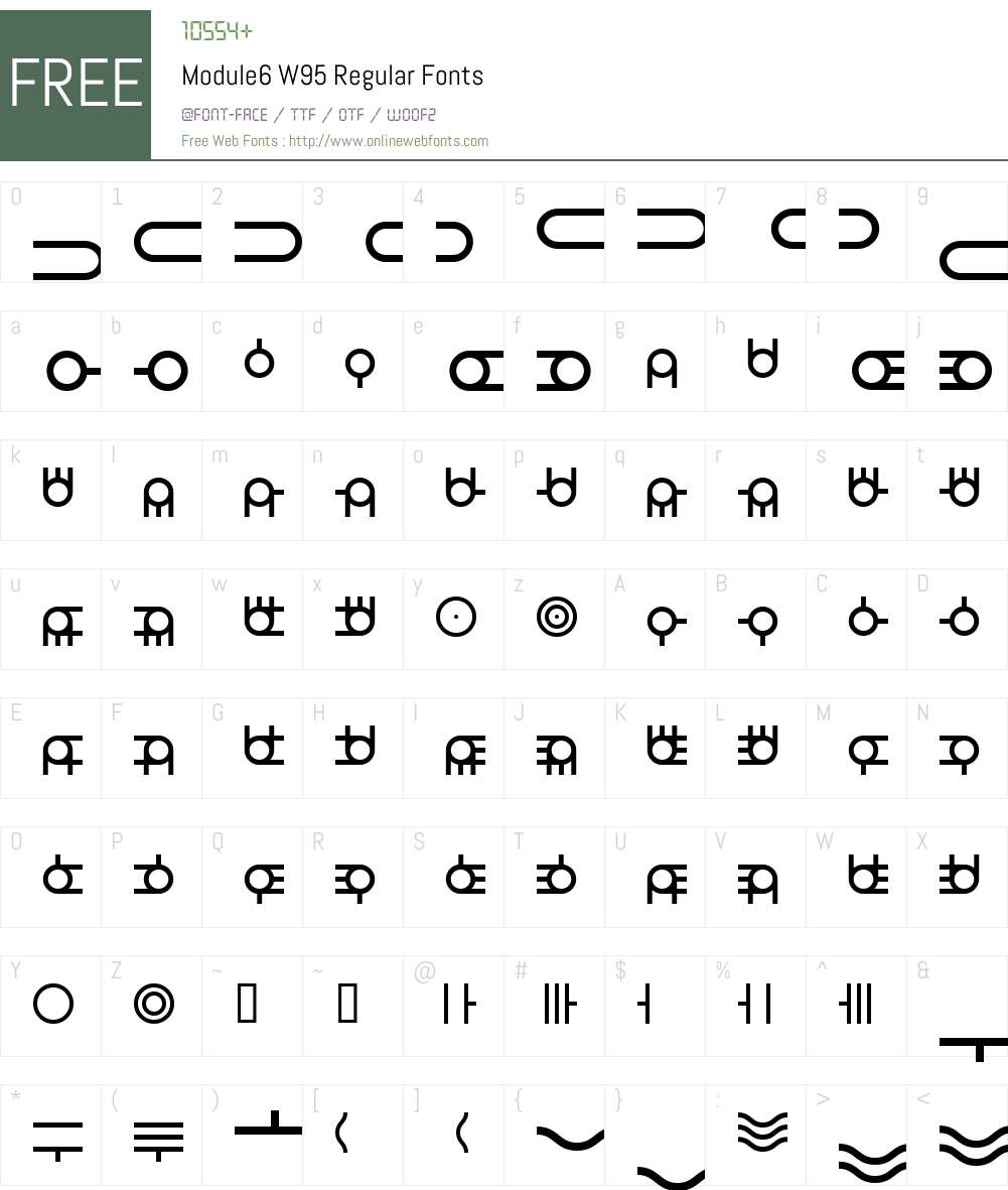 Module6 Font Screenshots